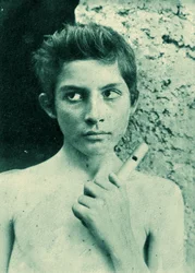 Portrait of a Sicilian Boy Holding a Flute, c. 1899